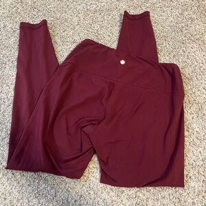 Yogalicious Burgundy Leggings